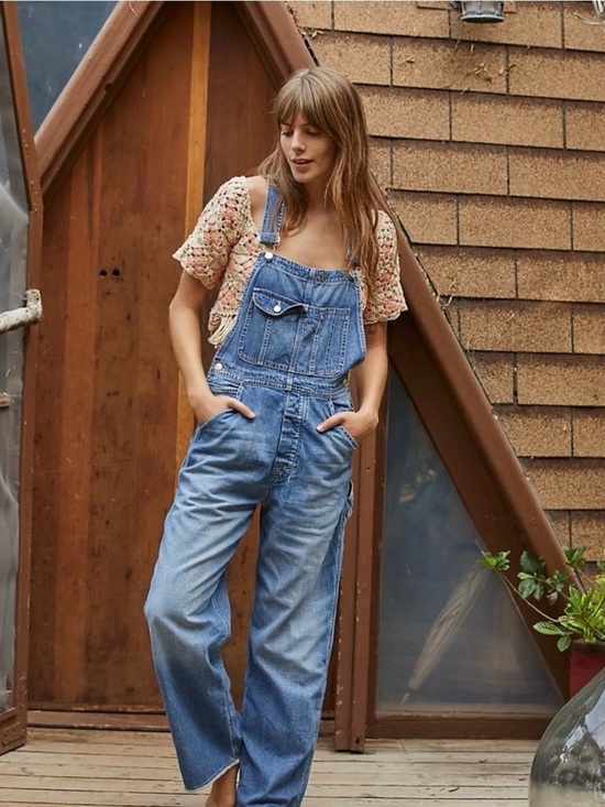 Anthropologie Denim - NWT Anthropologie Edwin Sadie Utility Denim Overalls RipTide Size L
